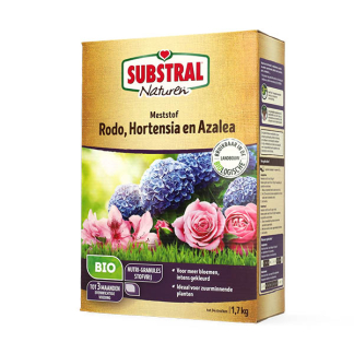 Substral Naturen Rodo, hortensia en azalea mest | Substral Naturen | 1.7 kg (Max. 34 planten, Bio-label) SNRD170 K170115568 - 2