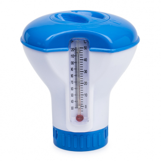 Summer Fun Chloordrijver met thermometer | Summer Fun | Klein (Voor tabletten van 20 gram) 7010010065 K170115215 - 1