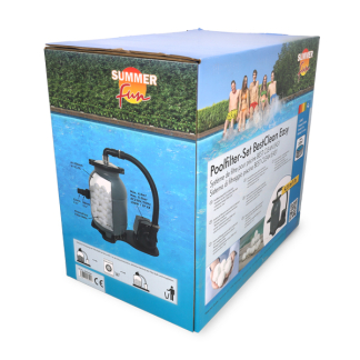 Summer Fun Filterpomp met filterbolletjes | Summer Fun | 4.5 m³/u (Geschikt voor 1100 tot 10.000 liter, Speedclean) 7025032084 K170115507 - 2