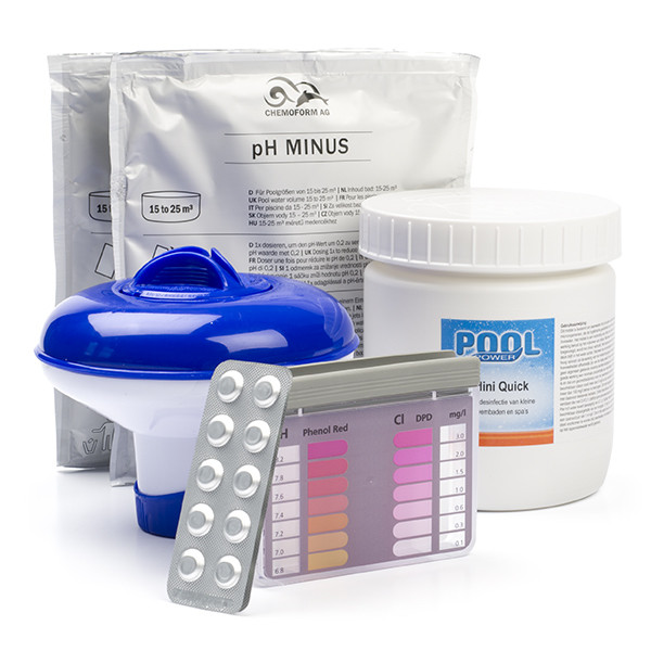 Summer Fun Startset zwembad groot | Summer Fun (Testtabletten, pH-, Chloortabletten, Chloordrijver) 7010012149 K170115187 - 1