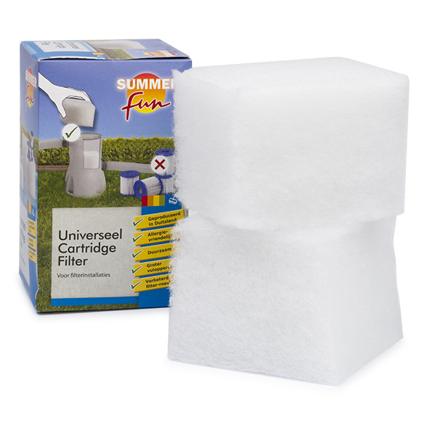 Summer Fun Zwembadfilter | Summer Fun | Ø 12 x 10 cm (Universeel, 2 stuks) 7025032074 K170115221 - 1