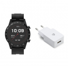 Sweex Smartwatch + oplader | Sweex (Bluetooth, +10 functies, Waterdicht, App voor Android en iOS) K070501301 Sweex Smartwatch + oplader | Sweex (Bluetooth, +10 functies, Waterdicht, App voor Android en iOS) K070501301