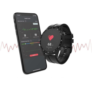 Sweex Smartwatch | Sweex (Stappenteller, Hartslagmeter, +10 functies, Waterdicht, Android & iOS) SWSW001BK K070501300 - 