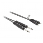 Sweex Stereokabel 2 x jack 6.35 mm mannelijk naar 2 x RCA (Tulp) mannelijk 1.5 meter SWOP23320E15 K010301319 Sweex Stereokabel 2 x jack 6.35 mm mannelijk naar 2 x RCA (Tulp) mannelijk 1.5 meter SWOP23320E15 K010301319