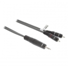 Sweex Stereokabel jack 3.5 mm mannelijk naar 2 x RCA (Tulp) mannelijk 1.5 meter SWOP22200E15 K010301326 Sweex Stereokabel jack 3.5 mm mannelijk naar 2 x RCA (Tulp) mannelijk 1.5 meter SWOP22200E15 K010301326