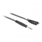 Sweex Stereokabel jack 6.35 mm mannelijk naar 2 x RCA (Tulp) mannelijk 1.5 meter SWOP23300E15 K010301311 Sweex Stereokabel jack 6.35 mm mannelijk naar 2 x RCA (Tulp) mannelijk 1.5 meter SWOP23300E15 K010301311