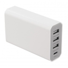 Sweex USB oplader - Sweex - 4 poorten (3x USB A en 1x USB C, 8A, Wit) CH-017WH K120200036 Sweex USB oplader - Sweex - 4 poorten (3x USB A en 1x USB C, 8A, Wit) CH-017WH K120200036