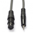 Sweex XLR (v) naar jack 3.5 mm kabel - Sweex - 1 meter (Gebalanceerd, Stereo, 100% koper) SWOP15320E10 K010307004 Sweex XLR (v) naar jack 3.5 mm kabel - Sweex - 1 meter (Gebalanceerd, Stereo, 100% koper) SWOP15320E10 K010307004