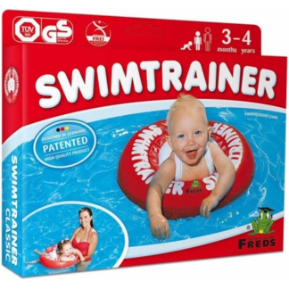 Swimtrainer Baby float | Swimtrainer | tot 4 jaar (18 kilo, Rood, Riempjes) 773089 K170115376 - 