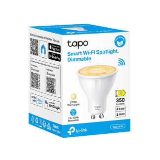 TP-Link GU10 smart led lamp | TP-Link Tapo | Spot (Led, 2.9W, 350lm, 2700K, Dimbaar) TapoL610 K170203476 - 3
