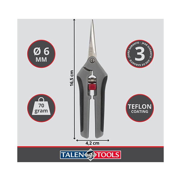 Talen Tools Bloemenschaar | Talen Tools | 16.5 cm (6 mm, Anti-slip) SP61 K170116904 - 2