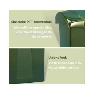 Talen Tools Brievenbus | Talen Tools (Kunststof, Naamplaatje, Groen) 79962 K010808071 - 8