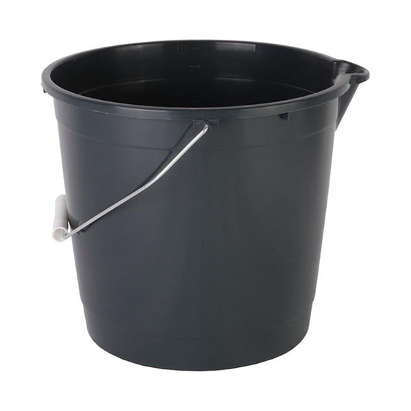 Talen Tools Emmer | Talen Tools | 10 liter (Maataanduiding, Schenktuit, Handvat, Zwart) SL301 K170116890 - 1