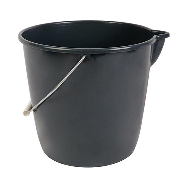 Talen Tools Emmer | Talen Tools | 12 liter (Maataanduiding, Schenktuit, Handvat, Zwart) SL302 K170116891 - 1