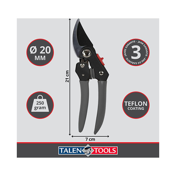 Talen Tools Snoeischaar | Talen Tools (20 mm, Anti-slip, Bypass) SP51 K170116901 - 2