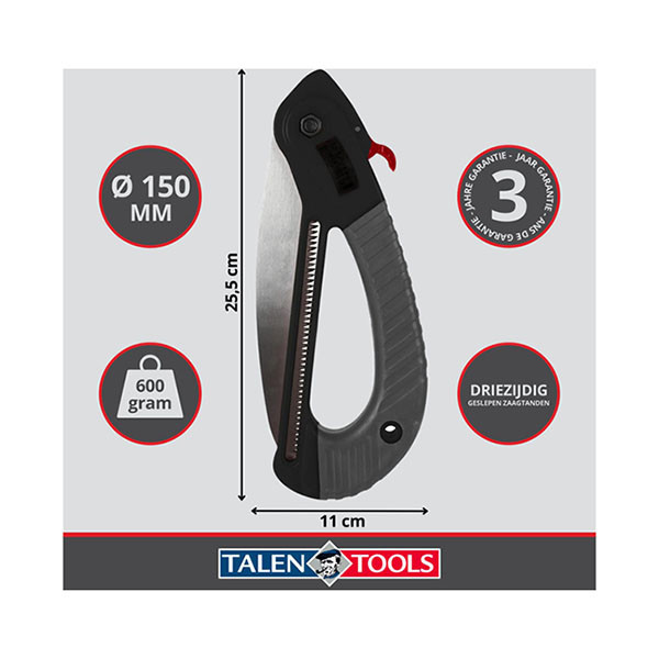Talen Tools Snoeizaag | Talen Tools (15 mm, 25 – 40 cm, Opvouwbaar) SP31 K170116899 - 2