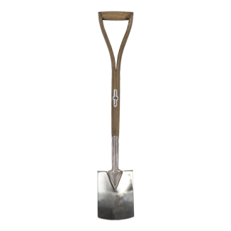Talen Tools Spade | Talen Tools | Dutch Garden | 80 cm (Midi, Omgebogen werkblad, RVS, Essenhout) RDG4 K170116879 - 2