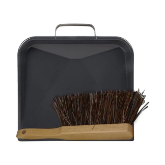 Talen Tools Stoffer en blik | Talen Tools | 30 x 24 x 5.2 cm (Union haren borstel, Metalen blik, Gelakt hout) 8866 K081000015