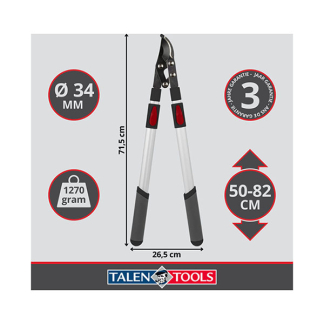 Talen Tools Takkenschaar | Talen Tools | 66 – 90 cm (45 mm, Telescopisch, Bypass) SP11 K170116892 - 2