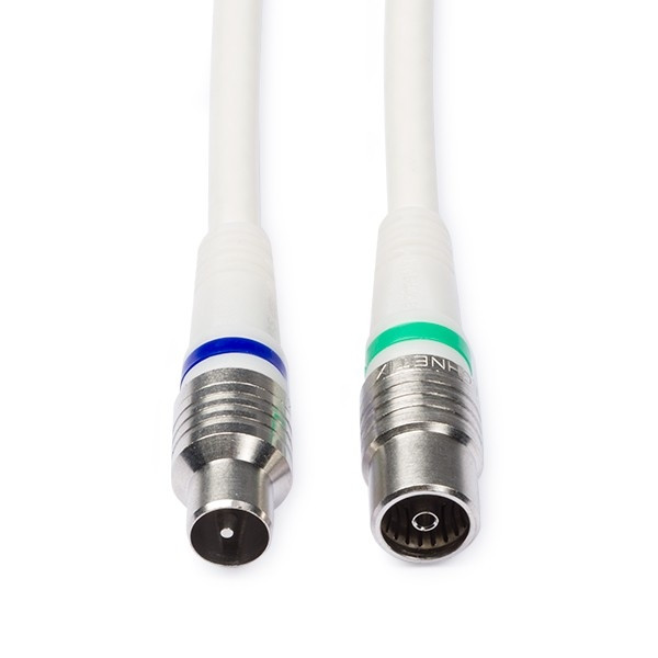 Technetix Coax kabel - Technetix - 1.5 meter (Digitaal, Wit) 19011230 RLA10-15RT K010408015 - 1