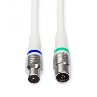 Technetix Coax kabel - Technetix - 1.5 meter (Digitaal, Wit) 19011230 RLA10-15RT K010408015 - 