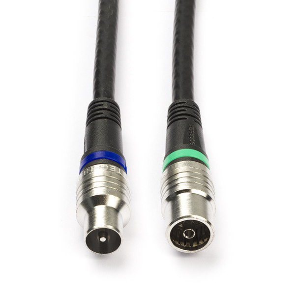 Technetix Coax kabel - Technetix - 1.5 meter (Digitaal, Zwart) 19005202 K010408426 - 1