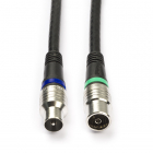 Coax kabel - Technetix - 1.5 meter (Digitaal, Zwart)