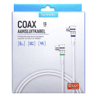 Technetix Coax kabel Ziggo - Technetix - 1.5 meter (Digitaal, Haaks) 11201510 RLA21-15 A010408018 - 5