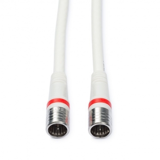 Technetix Coax kabel Ziggo - Technetix - 1.5 meter (F connector, Wit) 11200490 RLA30-1.5S K010408308 - 