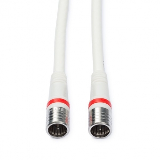 Technetix Coax kabel Ziggo - Technetix - 1.5 meter (F connector, Wit) 11200490 RLA30-1.5S K010408308 - 1
