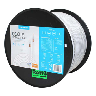 Technetix Coax kabel Ziggo op rol - Technetix - 100 meter COAXIH100M K010408014 - 2