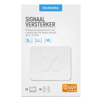 Technetix Coax versterker - Technetix FRA-752X (Ziggo gecertificeerd) 11201411 TN-FRA-752X K040408015 - 4