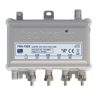 Technetix Coax versterker - Technetix FRA-752X (Ziggo gecertificeerd) 11201411 TN-FRA-752X K040408015 - 3