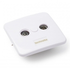 Technetix Coax wandcontactdoos - Technetix TRAS-2000 (Ziggo gecertificeerd) 10531018 TRAS2000 K010408011