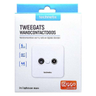 Technetix Coax wandcontactdoos - Technetix TRAS-2000 (Ziggo gecertificeerd) 10531018 TRAS2000 K010408011 - 3