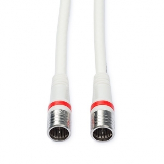 Technetix KabelKeur Coax kabel - Technetix - 1.5 meter (F connector, Wit) 11200490 RLA30-15RT C010408308 - 