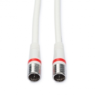 Technetix KabelKeur Coax kabel - Technetix - 1.5 meter (F connector, Wit) 11200490 RLA30-15RT C010408308 - 1
