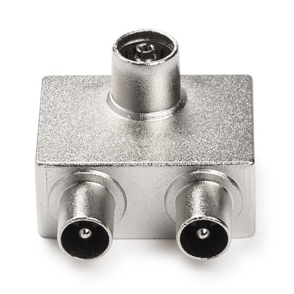 Technetix KabelKeur Coax splitter - Technetix (Vrouwelijk naar 2 x mannelijk) 19010700 PTSX-02 C030408002 - 1
