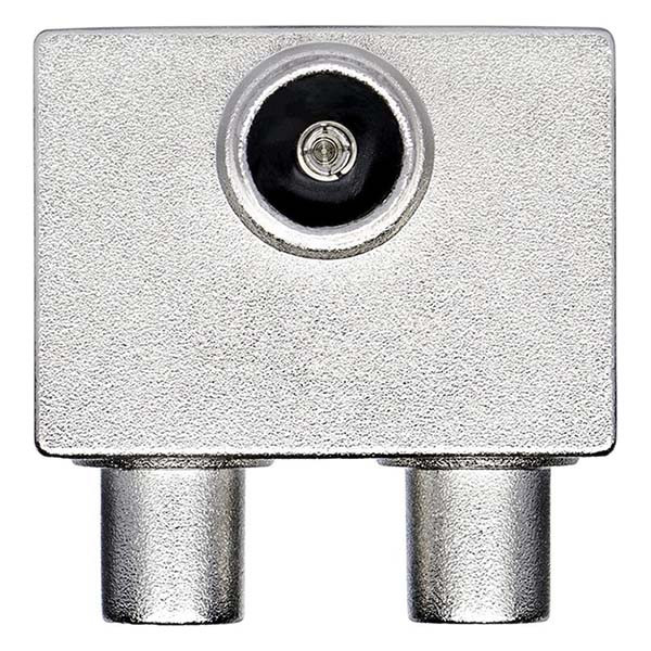 Technetix KabelKeur Coax splitter - Technetix (Vrouwelijk naar 2 x mannelijk) 19010700 PTSX-02 C030408002 - 2
