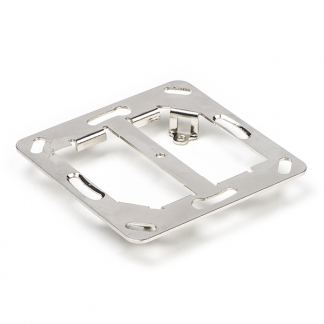 Technetix Metalen frame voor RJ45 wandcontactdoos Technetix (Ziggo geschikt) 19011733 K060302296 - 1