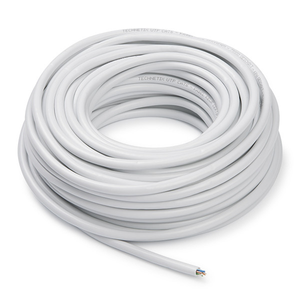 Technetix Netwerkkabel | Cat6 U/UTP | 20 meter (Stugge kern, 100% koper) 19012494 K010605312 - 1