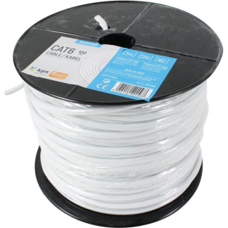 Technetix Netwerkkabel | Cat6 U/UTP | Technetix | 100 meter (Stugge kern,100% koper) 19012506 K010605101 - 2