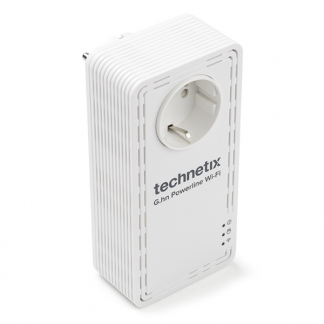 Technetix Powerline adapter | Technetix | 1 poort (1 Gbps, Wifi) 11201901 K050604104 - 