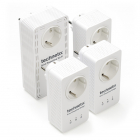 Powerline adapters | Technetix | 1 poort (1 Gbps, 1 Pass-through, 3x Wifi)