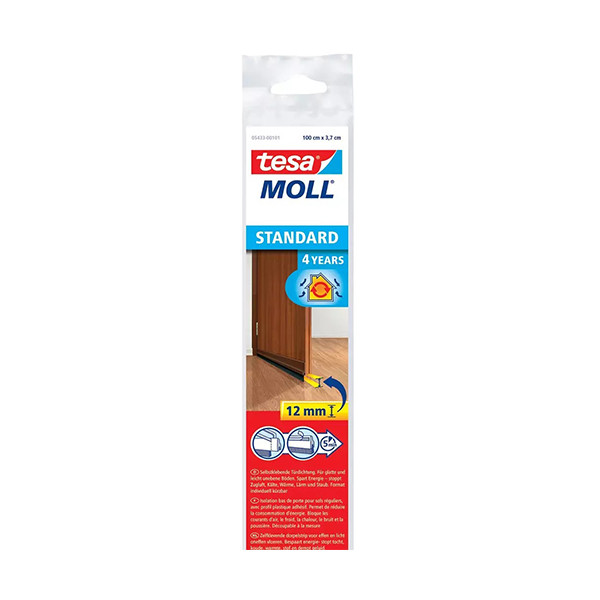 Tesa Dorpelstrip | Tesa | 1 meter (Nylon borstel, Kunststof, Zelfklevend, Bruin) 05433-00101-00 K100702560 - 1