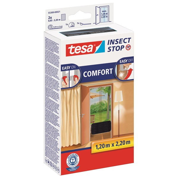 Tesa Hor | Tesa | Deur | 120 x 220 cm (Met druktool, Zwart) 55389-00021-00 K170111691 - 1