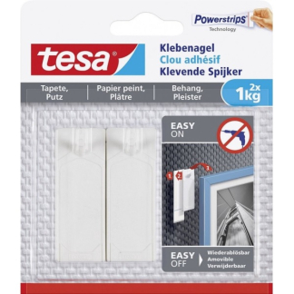 Tesa Klevende spijker | Tesa | 2 stuks | 1 kg (Behang, Pleisterwerk) 77773-00000-00 K100702707 - 