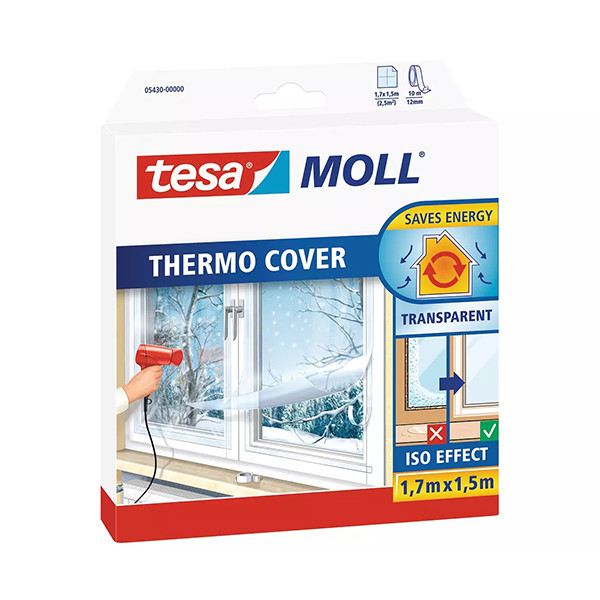 Tesa Raamfolie | Tesa |  1.7 x 1.5 meter (Thermo cover, Transparant) 05430-00000-01 K100702568 - 1