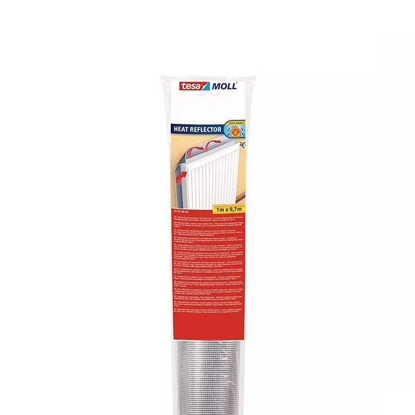 Tesa Radiatorfolie | Tesa | 1 x 0.7 meter (Energiebesparend, Zilver) 55157-00100-02 K100702570 - 1