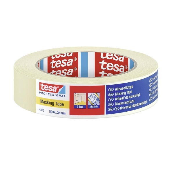 Tesa Schilderstape | Tesa | 25 mm x 50 meter (Universeel) 04323-00041-00 K180107130 - 1
